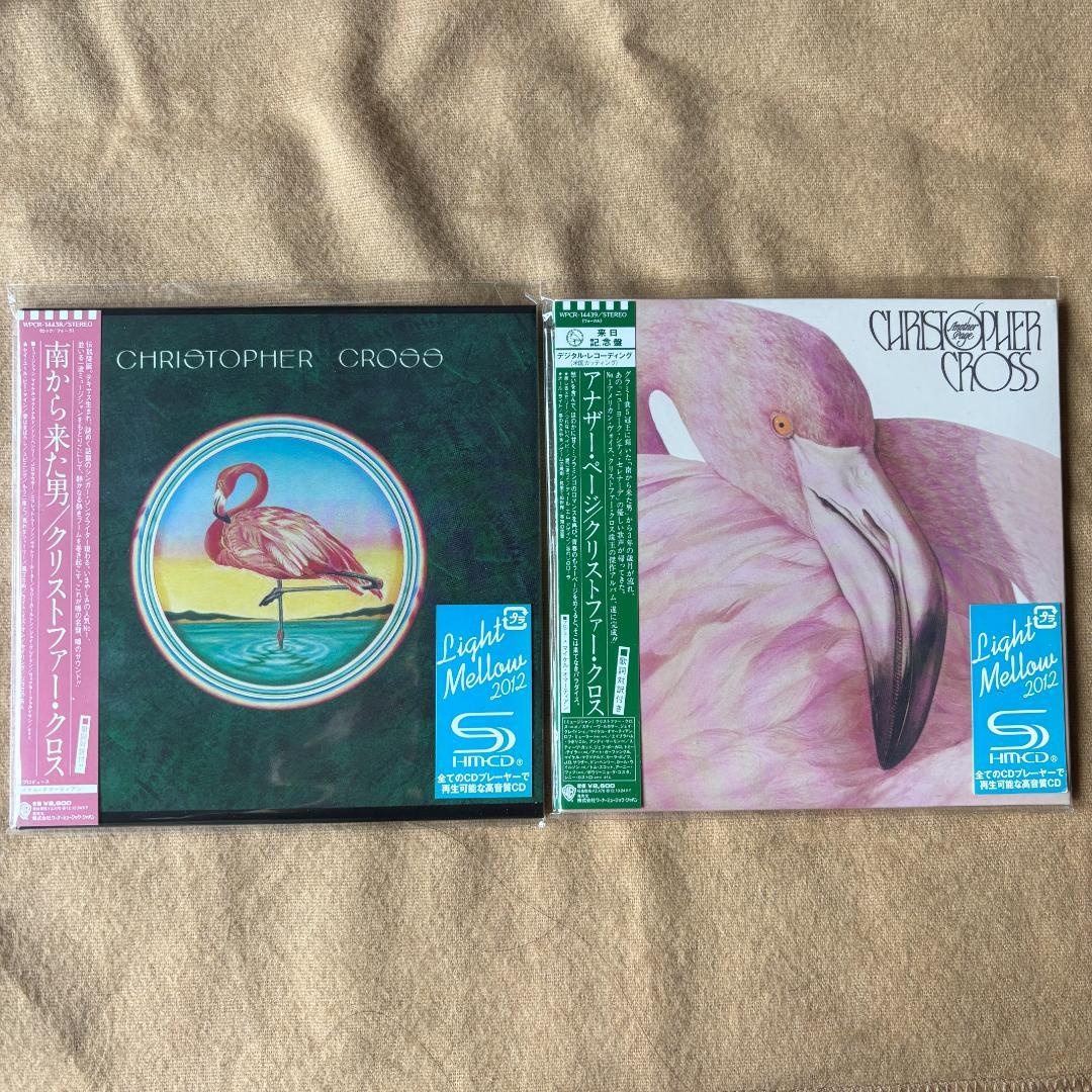 (紙ジャケ・新品見本盤)クリストファー・クロス「南から来た男」「アナザーページ」