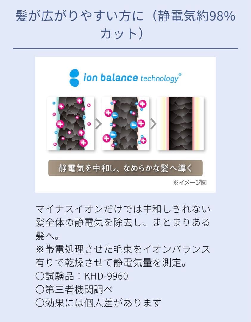 KOIZUMI サロンセンス イオンバランスドライヤー ブラック KHD9970