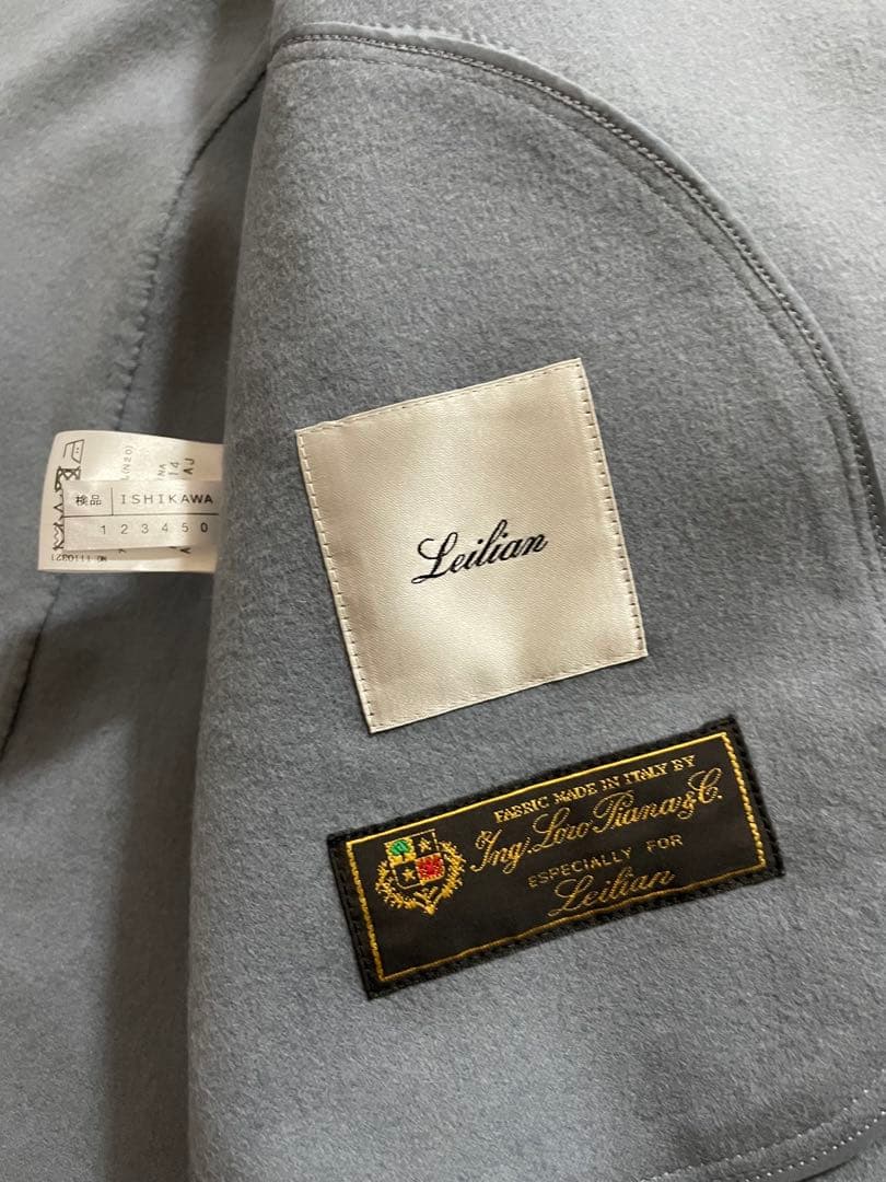 レリアン⭐︎イタリア生地のコート　9号　未使用　ロロ ピアーナ