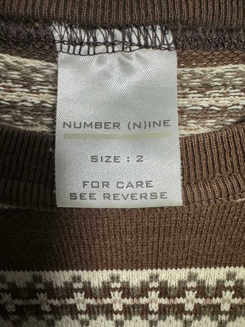 Number(n)ine 02aw ジョージ期 長袖Tシャツ archive