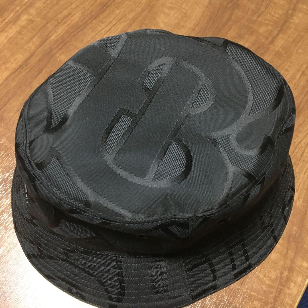 Burberry バーバリー TBモノグラム バケットハット ブラック　S