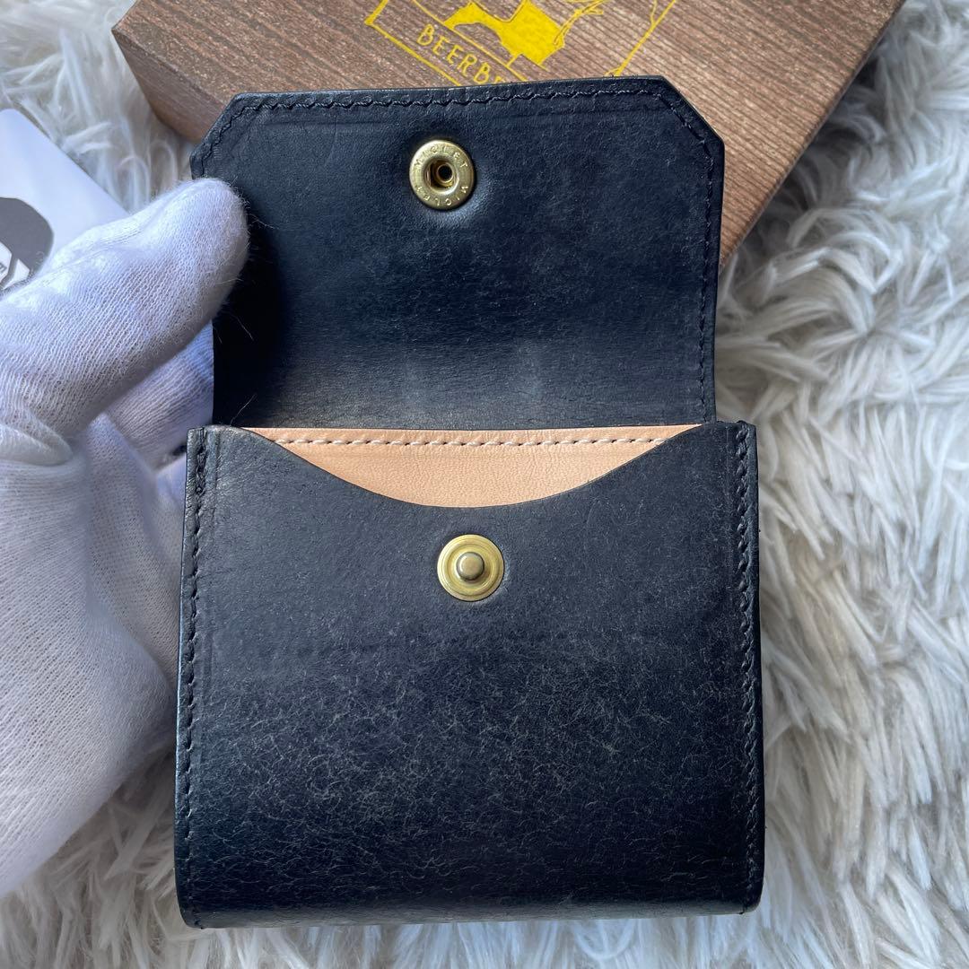 【美品】ビアベリー ハッチバック 財布 プエブロ ブラック