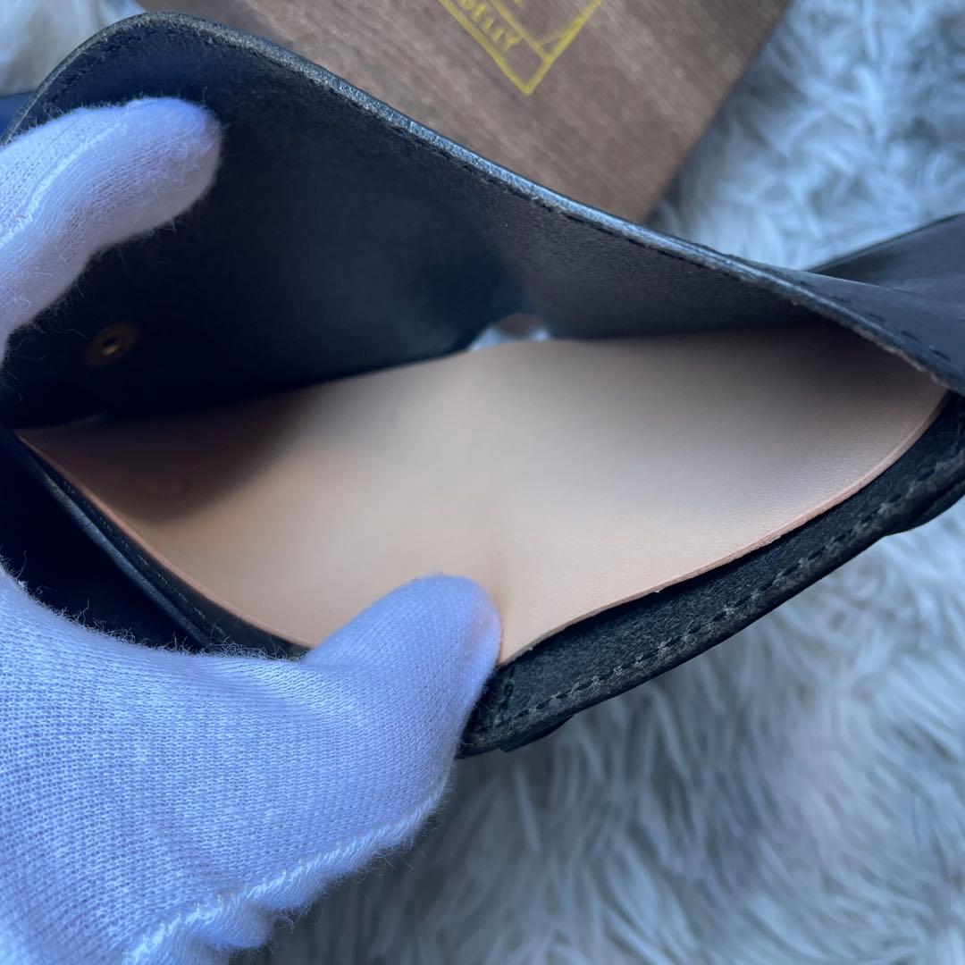 【美品】ビアベリー ハッチバック 財布 プエブロ ブラック