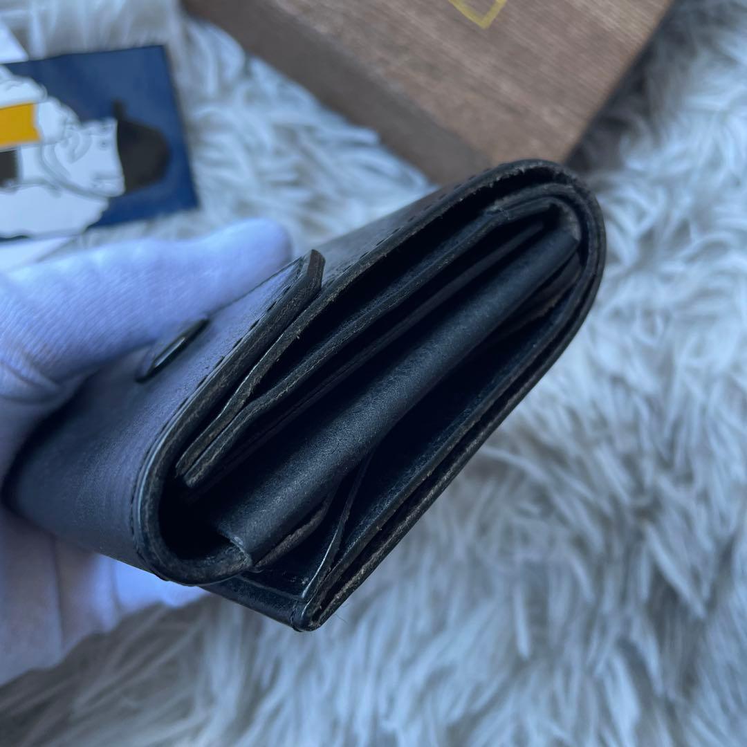 【美品】ビアベリー ハッチバック 財布 プエブロ ブラック