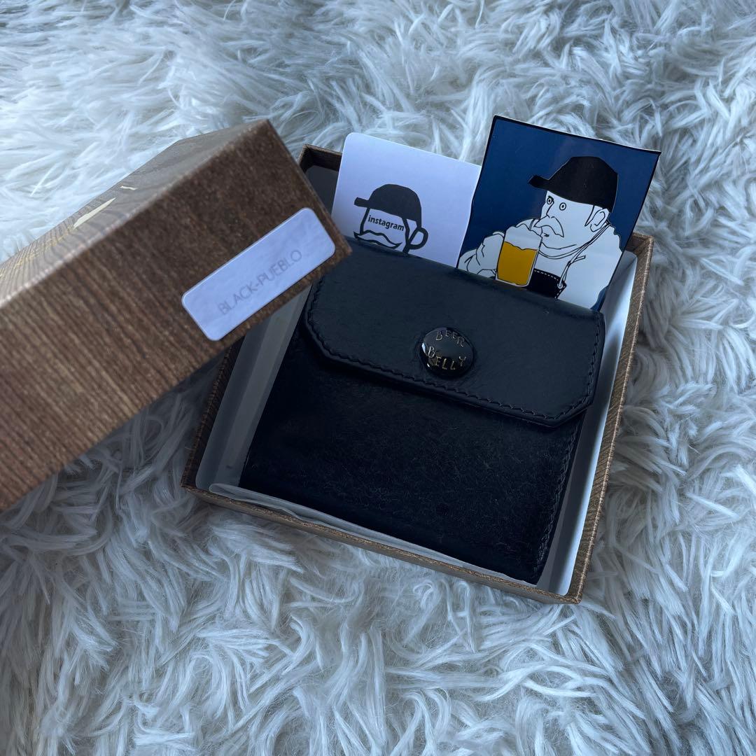 【美品】ビアベリー ハッチバック 財布 プエブロ ブラック