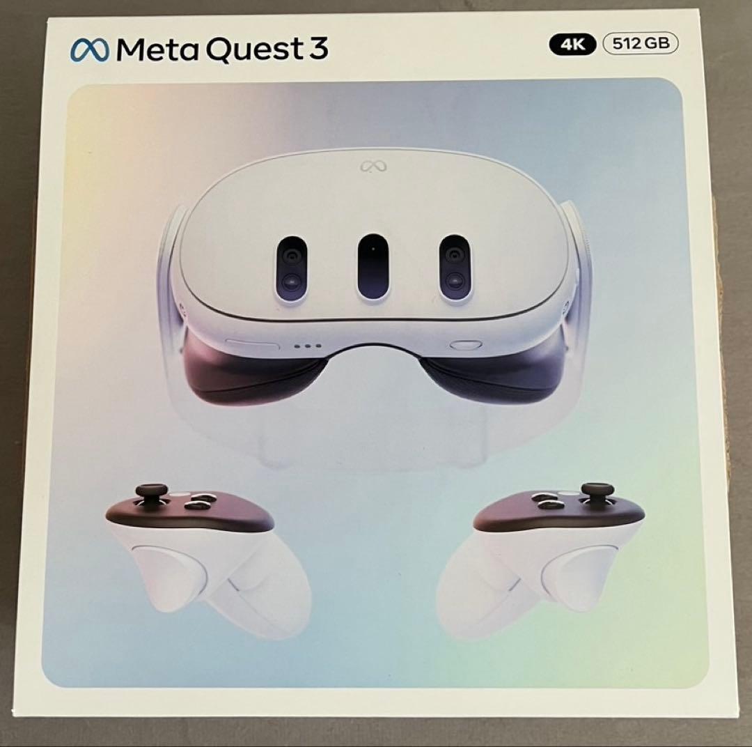  quest 3 512GB 4K VRヘッドセット