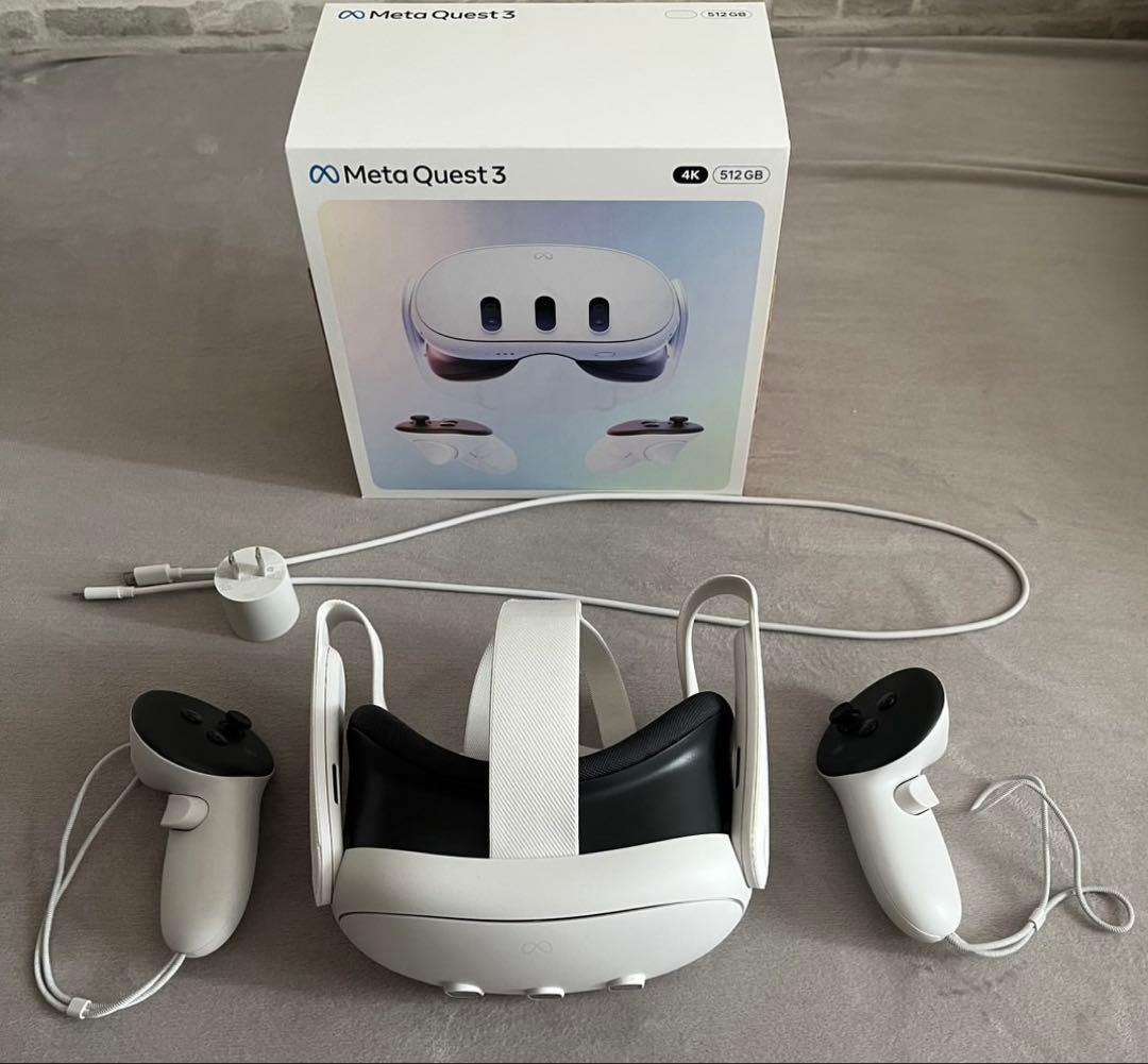  quest 3 512GB 4K VRヘッドセット