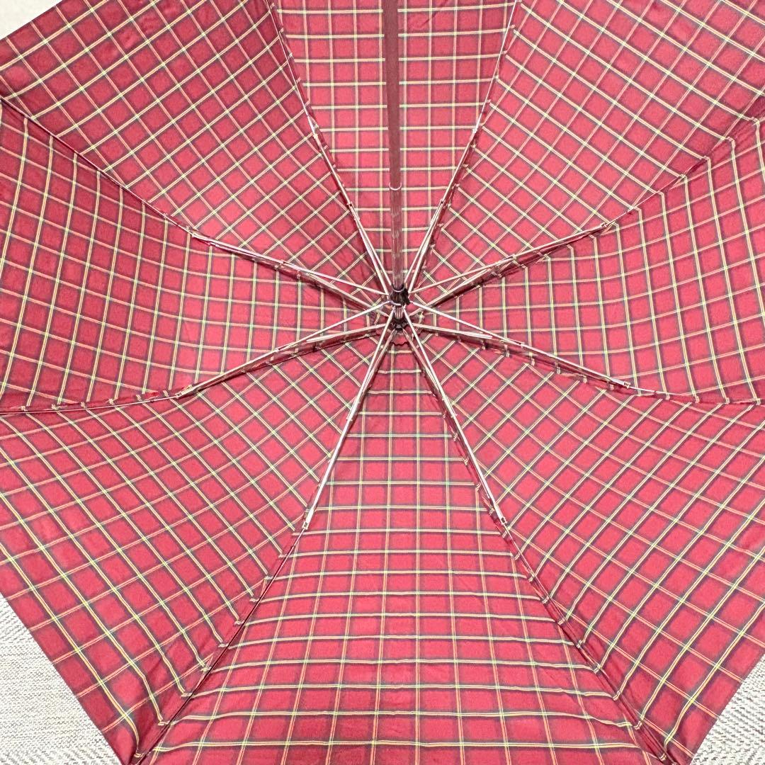 美品　トラディショナルウェザーウェア　晴雨兼用折りたたみ傘　チェック柄