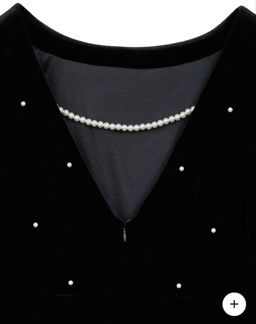 AMERI VINTAGE ／アメリ／ベロアドレス／オケージョンドレス/ S