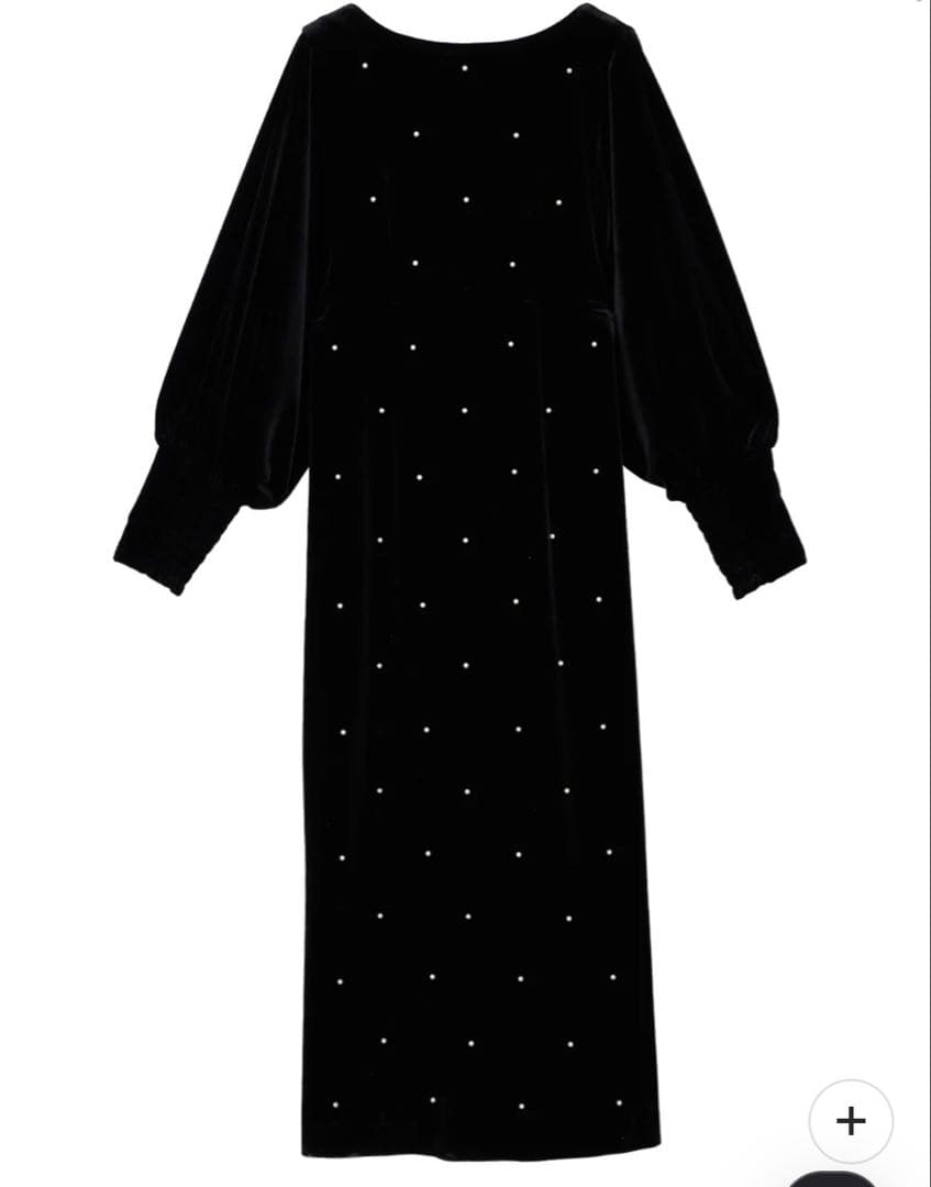 AMERI VINTAGE ／アメリ／ベロアドレス／オケージョンドレス/ S