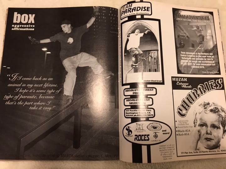 ボックスマガジン　アグレッシブインラインスケート