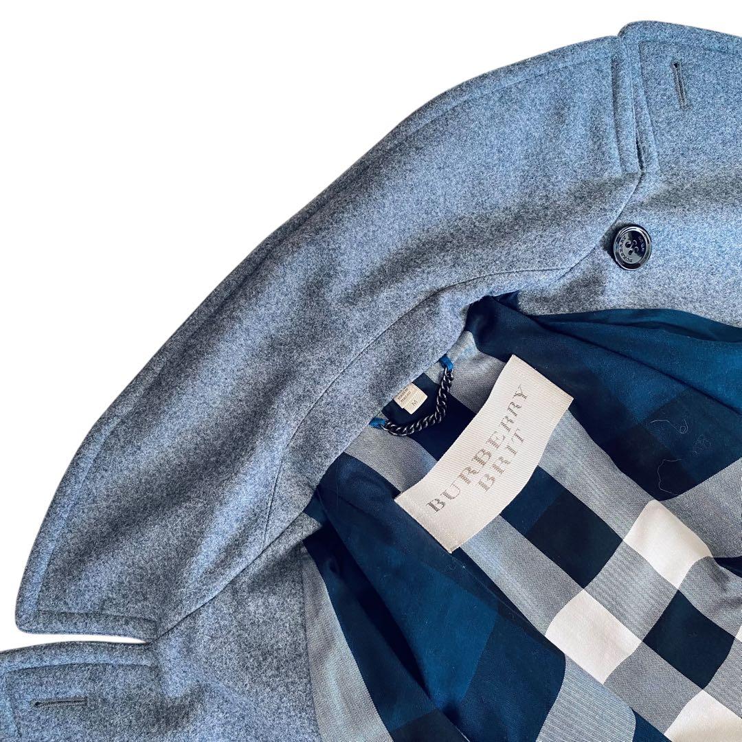 BURBERRY BRIT バーバリー【極美品】メルトンウール ピーコート