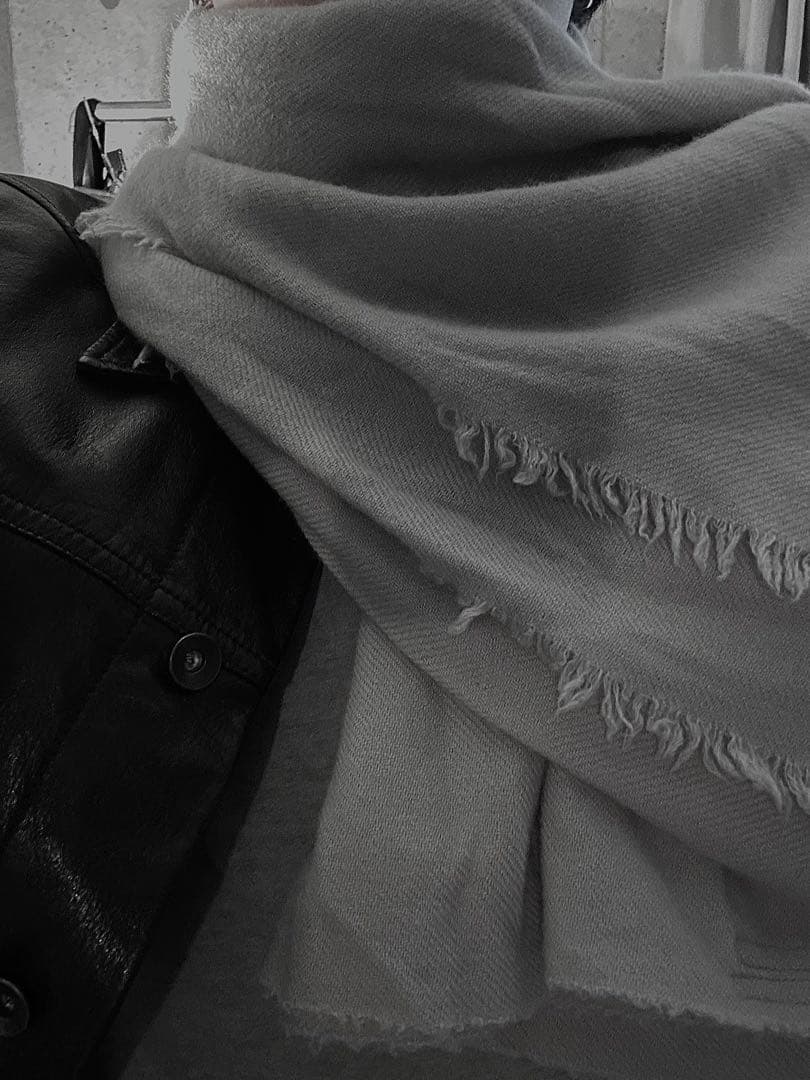 Rick Owens カシミヤ マフラー Pearl