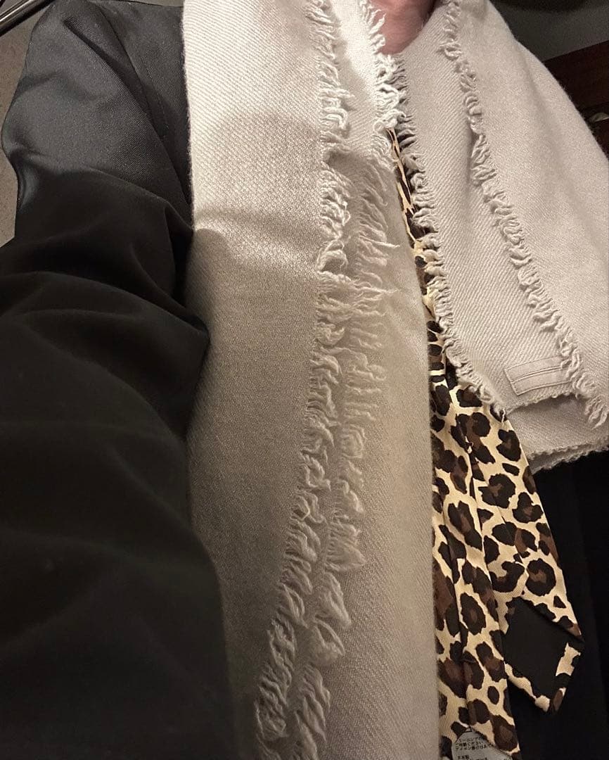 Rick Owens カシミヤ マフラー Pearl