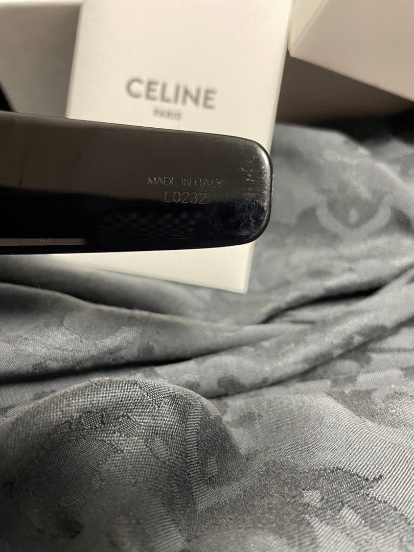 美品 CELINE ブラック カチューシャ ヘアバンド セリーヌ