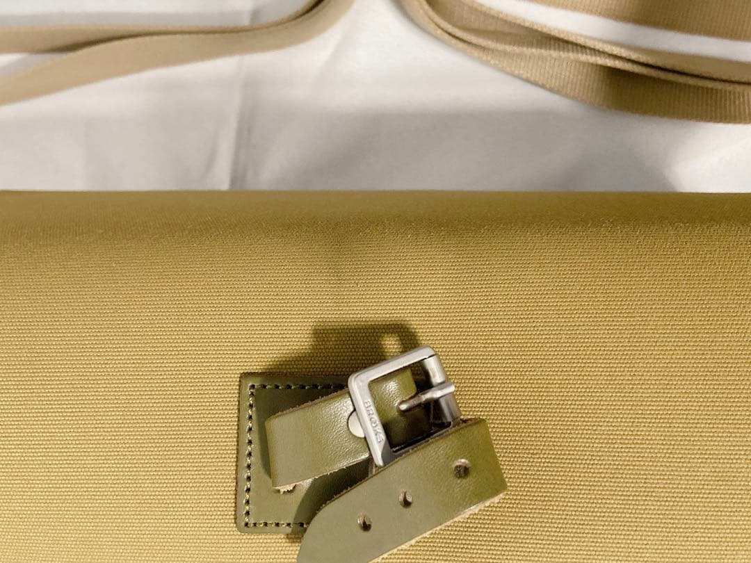 ち*ゃ様 BROOKS カーキ サドルバッグ