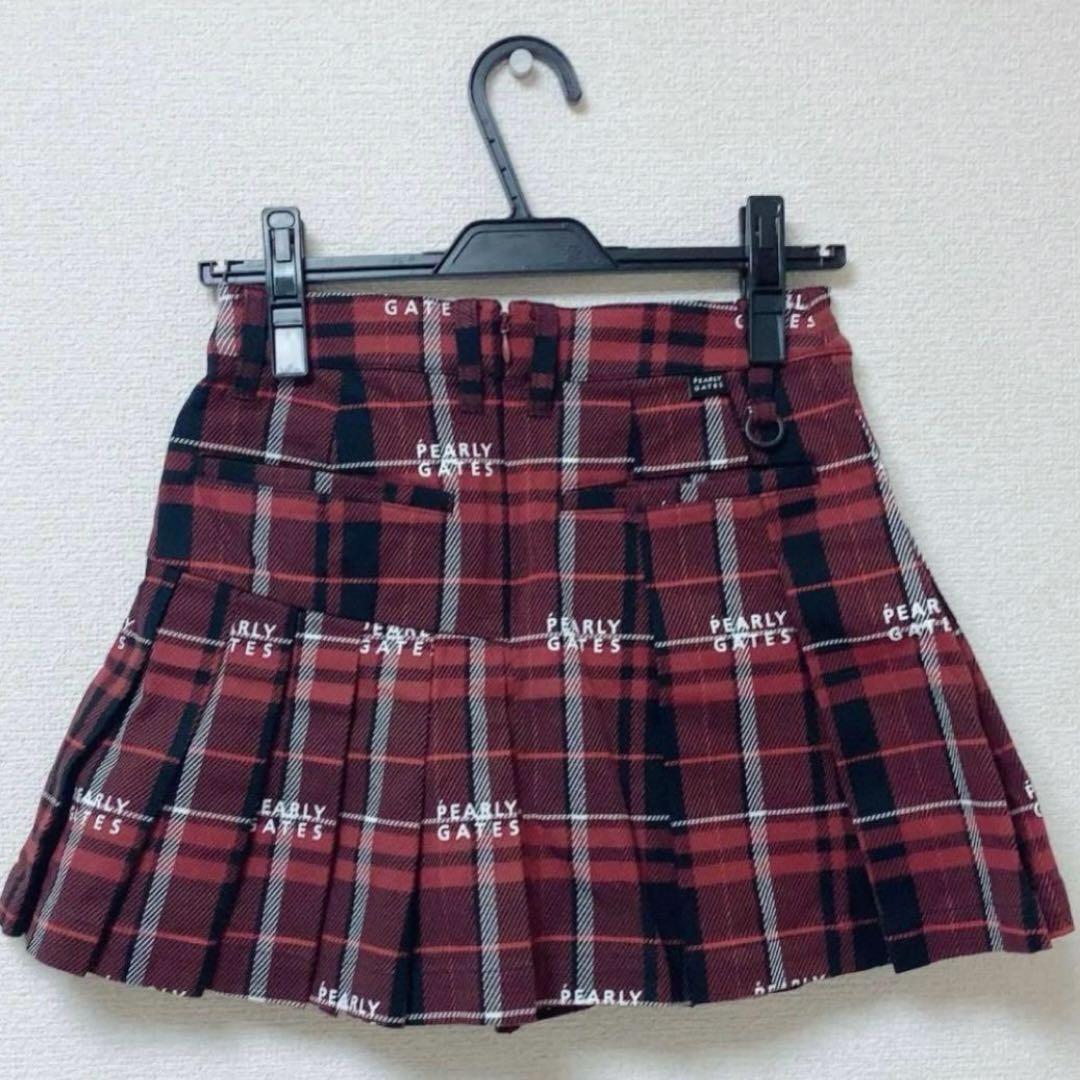 パーリーゲイツ　チェック　スカート