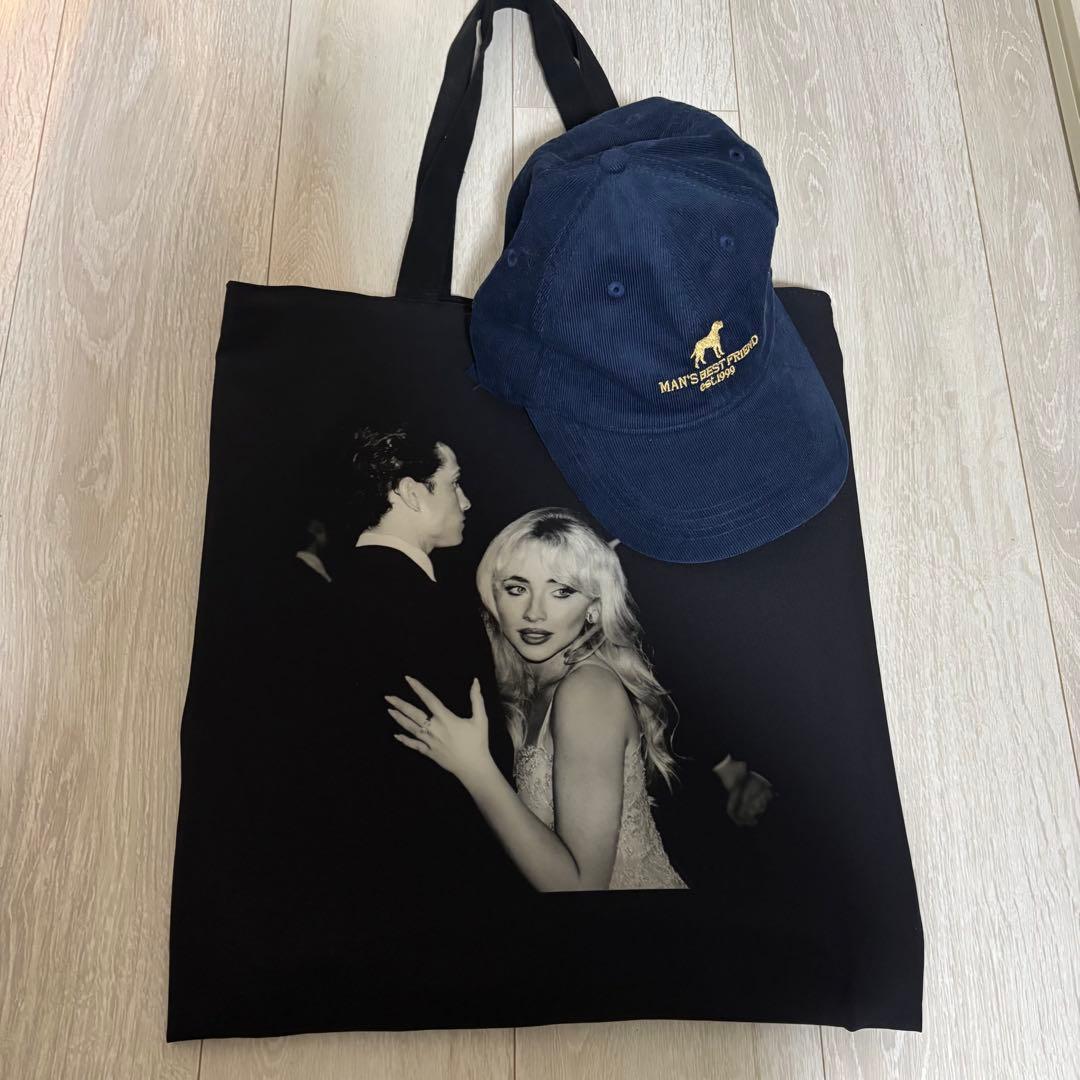 サブリナカーペンター　グッズ　キャップ　トートバッグ