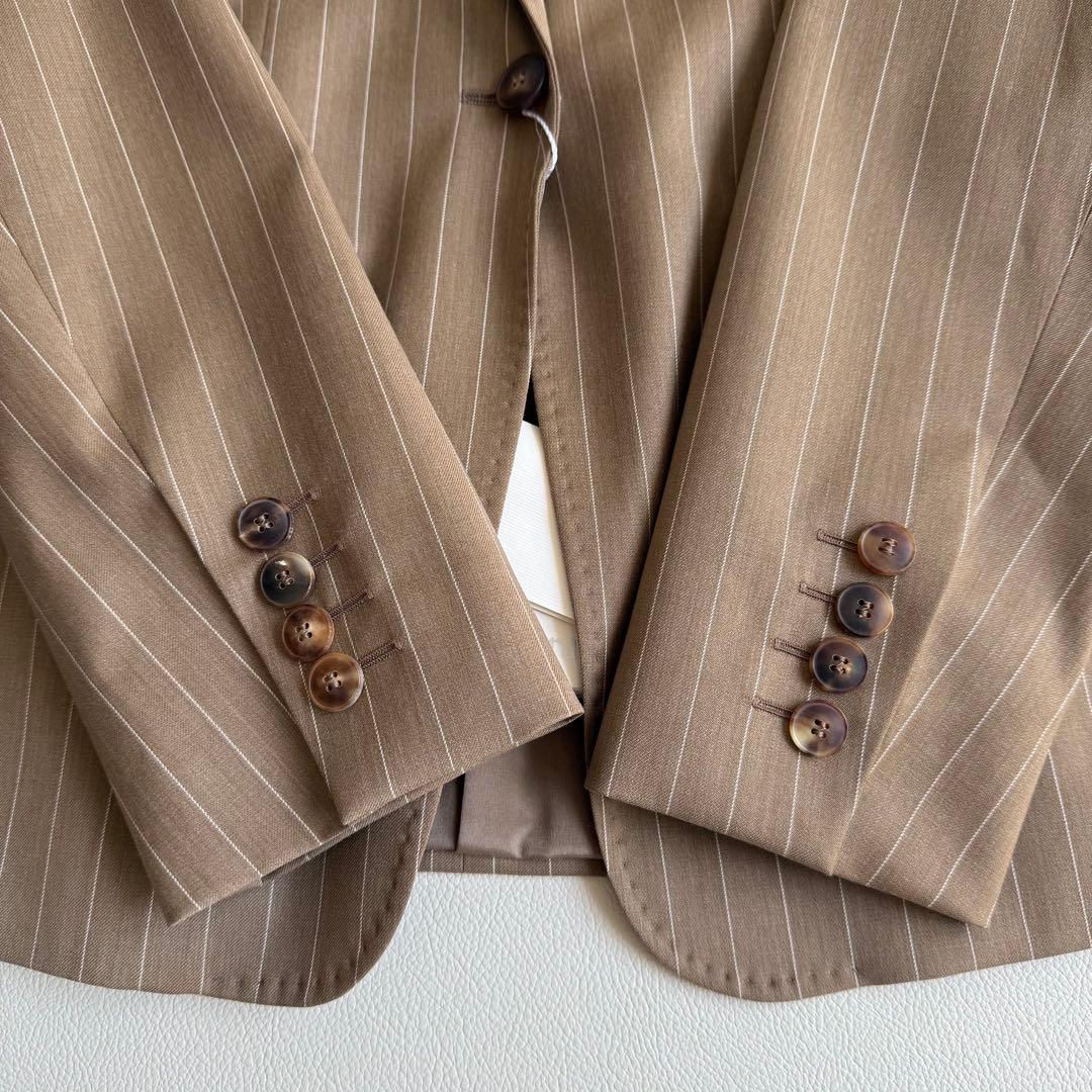 新品　マックスマーラ　最高級　セットアップ　ベージュ　ジャケット　スカート　38