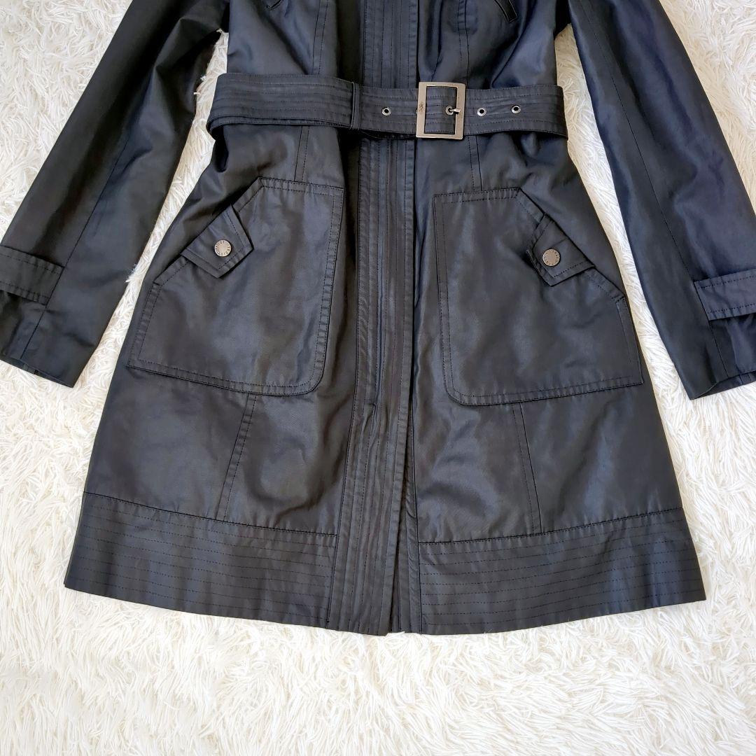 美品✨️23区　オンワード トレンチコート　ライナー付き ブラック　ベルト　L