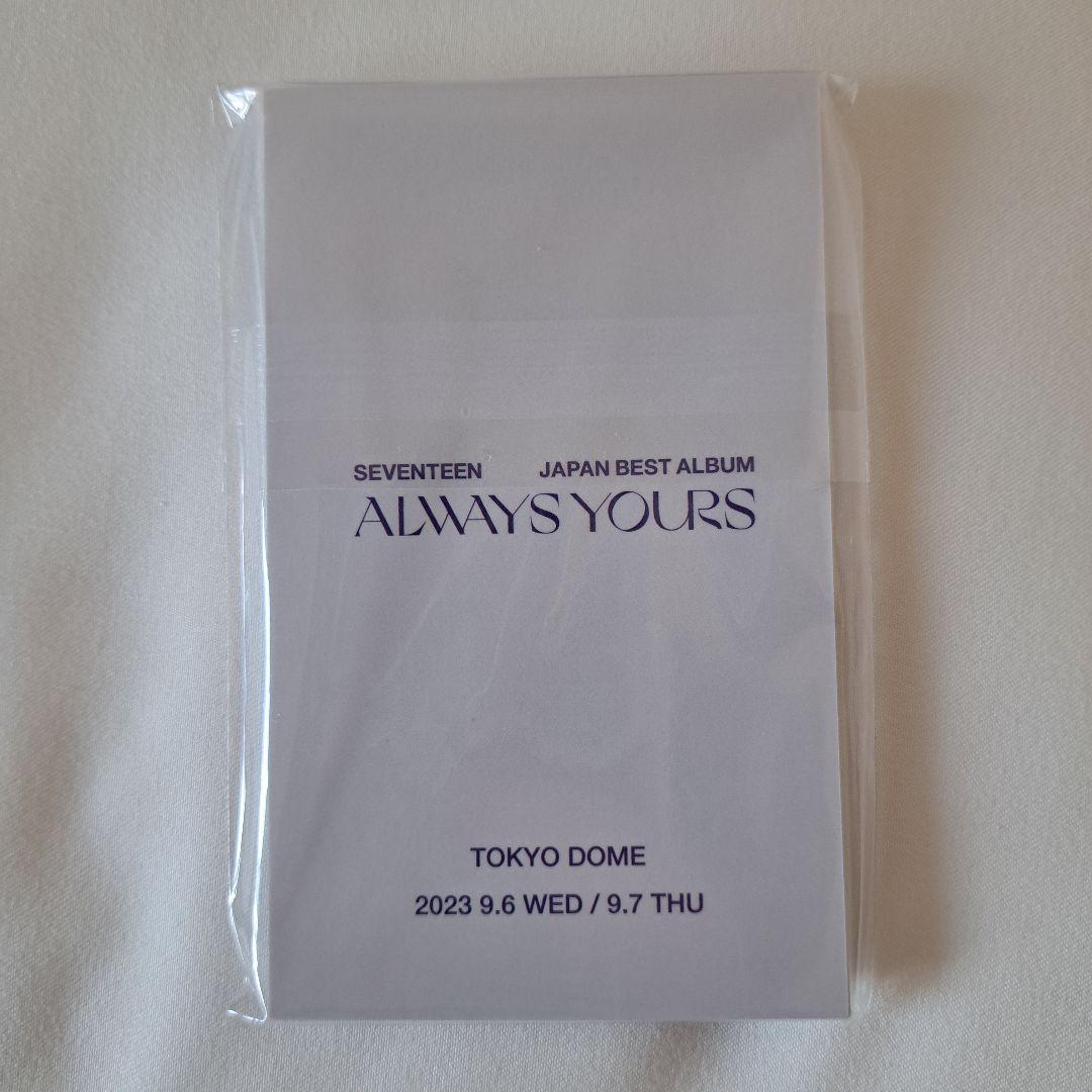 SEVENTEEN ALWAYS YOURS 東京 限定 トレカ 未開封