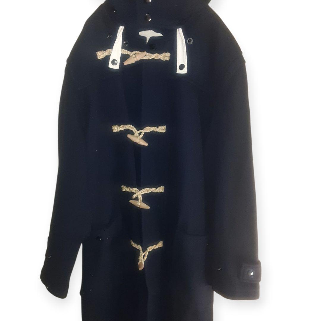 Paul Smith ダッフルロングコート ネイビー Lサイズ フード付き