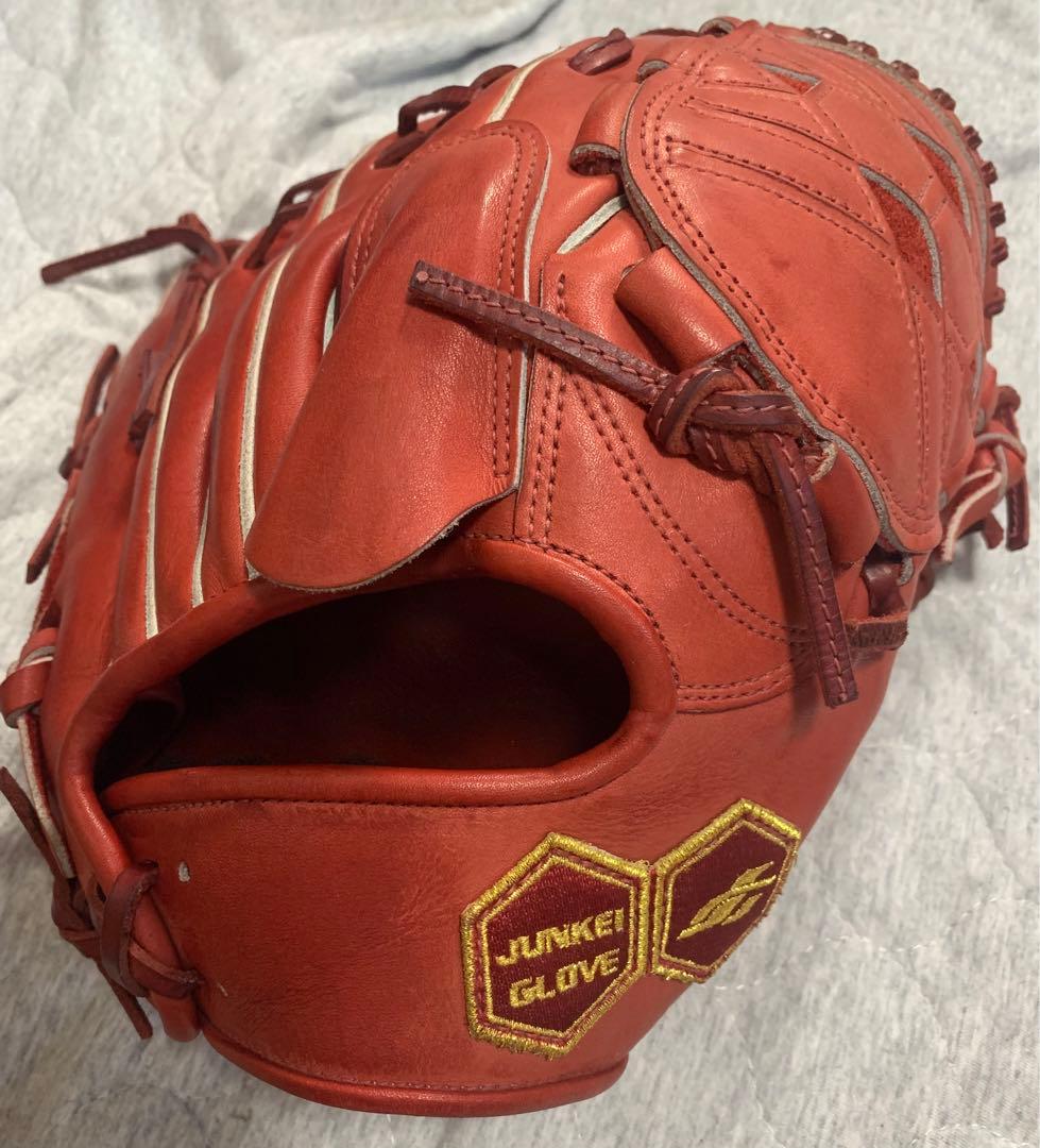 JUNKEI GLOVE 投手用 硬式グローブ アズキブラウン