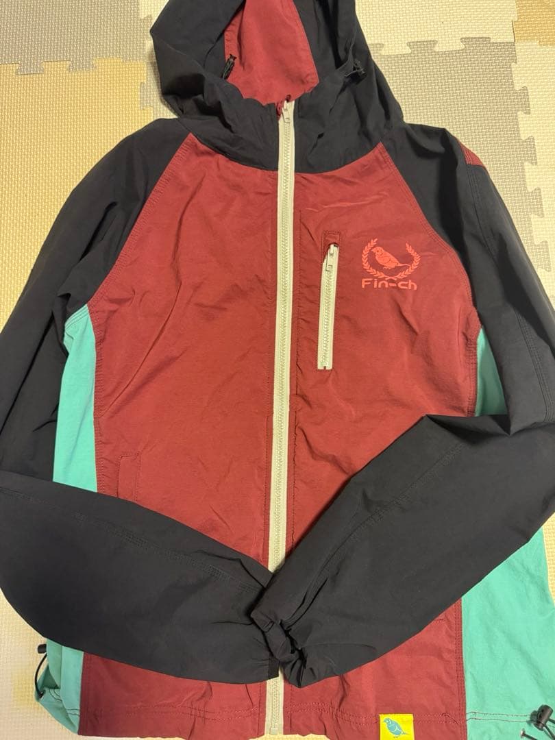 キ*兄様 フィンチ　ウォルフライトジャケット軽量ナイロンジャケット 赤/青緑