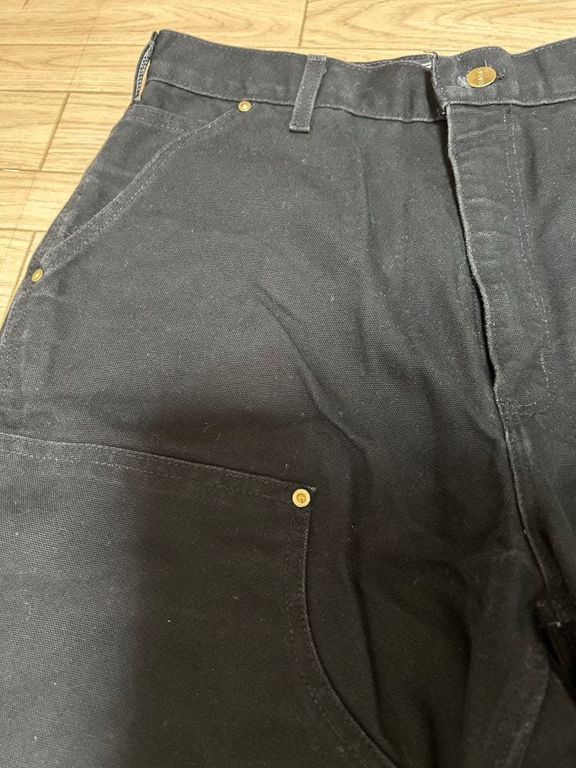 Carhartt B01 ダブルニーパンツ 黒 34×32 USA製