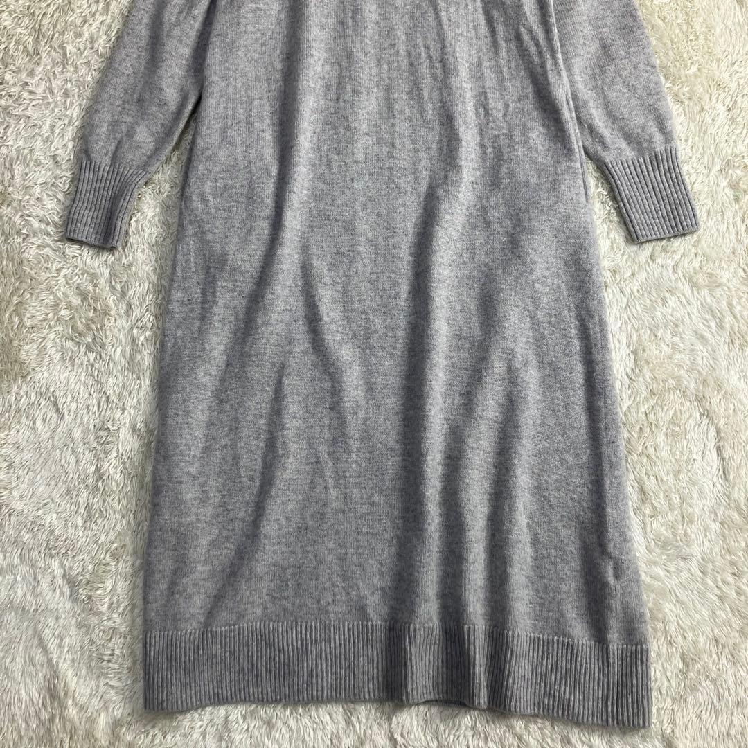 24AW✨23区　【洗える】カシミヤブレンド ニットワンピース　メリノウール