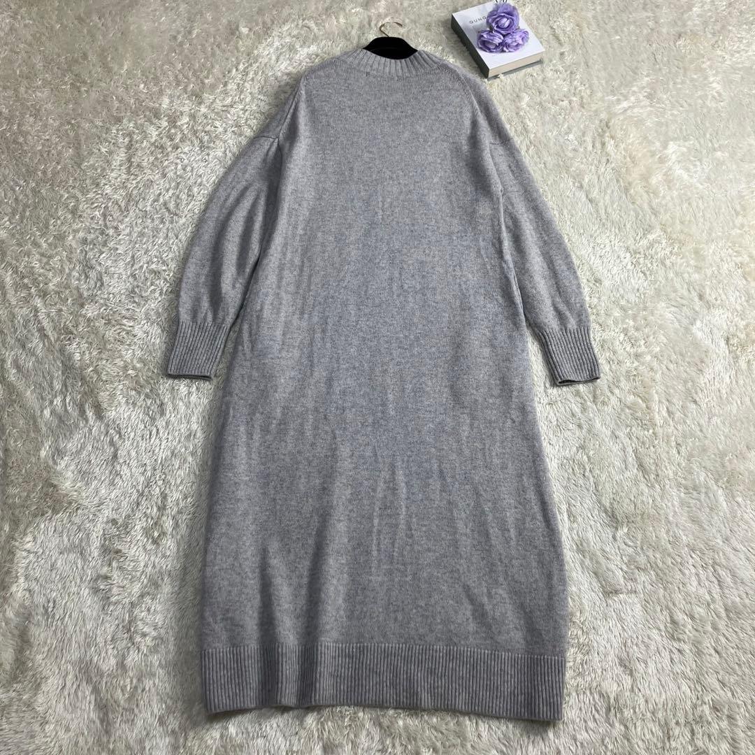 24AW✨23区　【洗える】カシミヤブレンド ニットワンピース　メリノウール