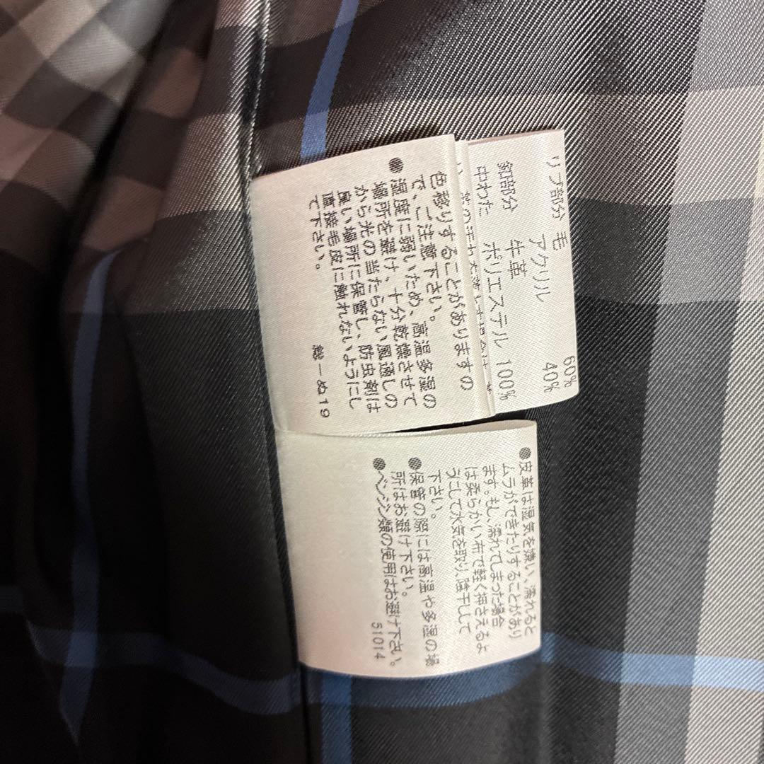 BURBERRY BLUE LABELバーバリーブルーレーベル　ラムレザーコート