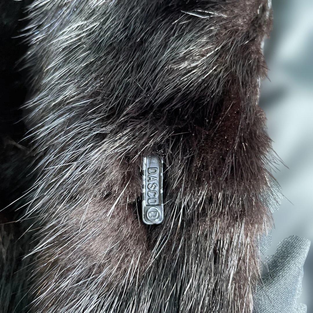 ダークミンク　ショートコート　サイズ１１　毛皮　ロイヤルミンクタナカ