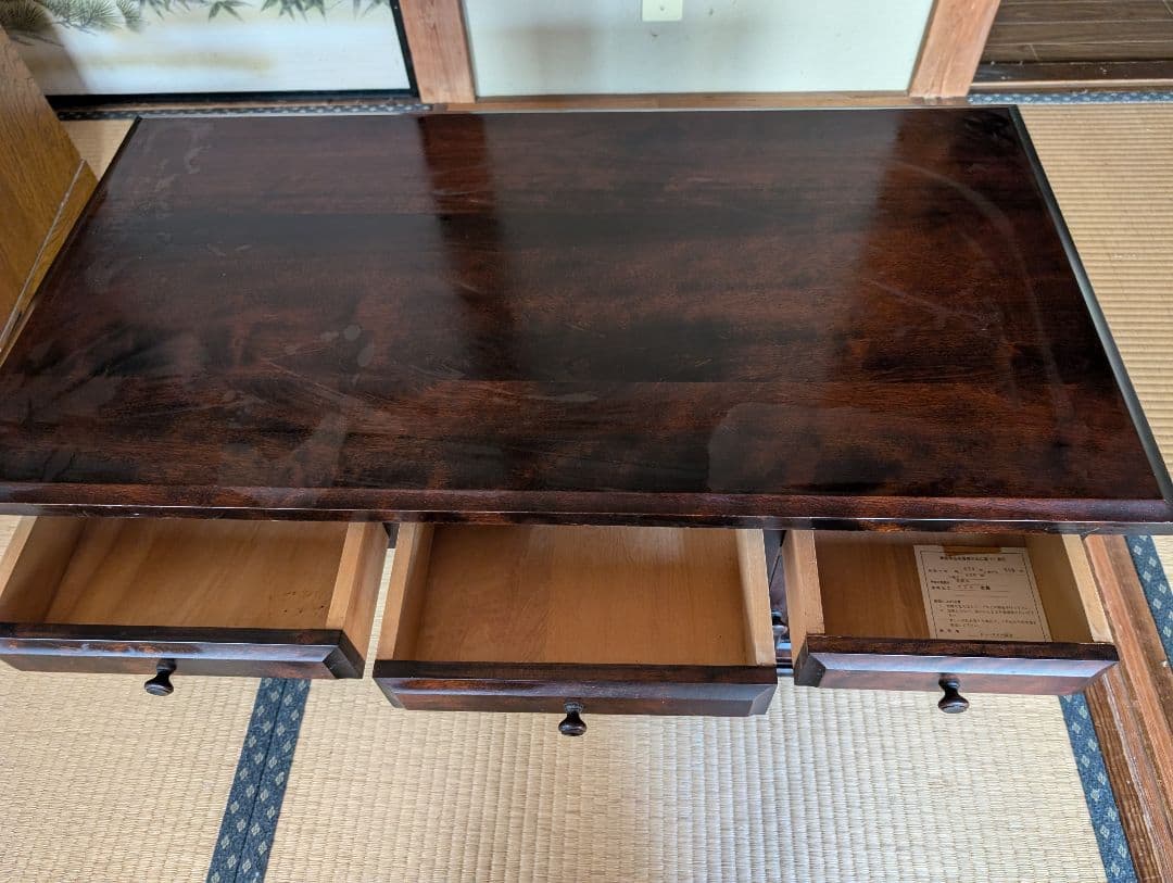 北海道民芸家具　文机　アンティーク