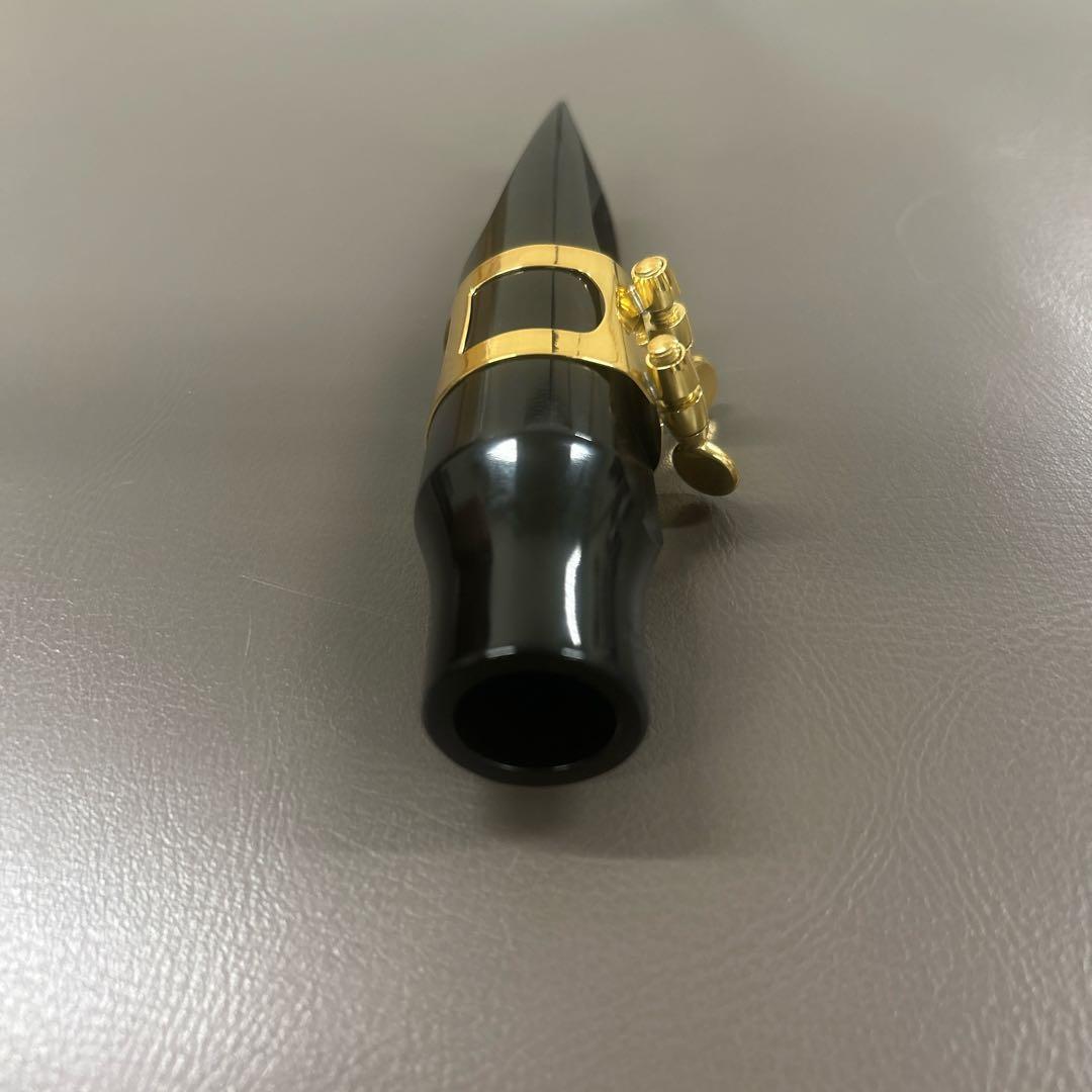 Yamaha Custom バリトンサックスマウスピース、リガチャー、キャップ