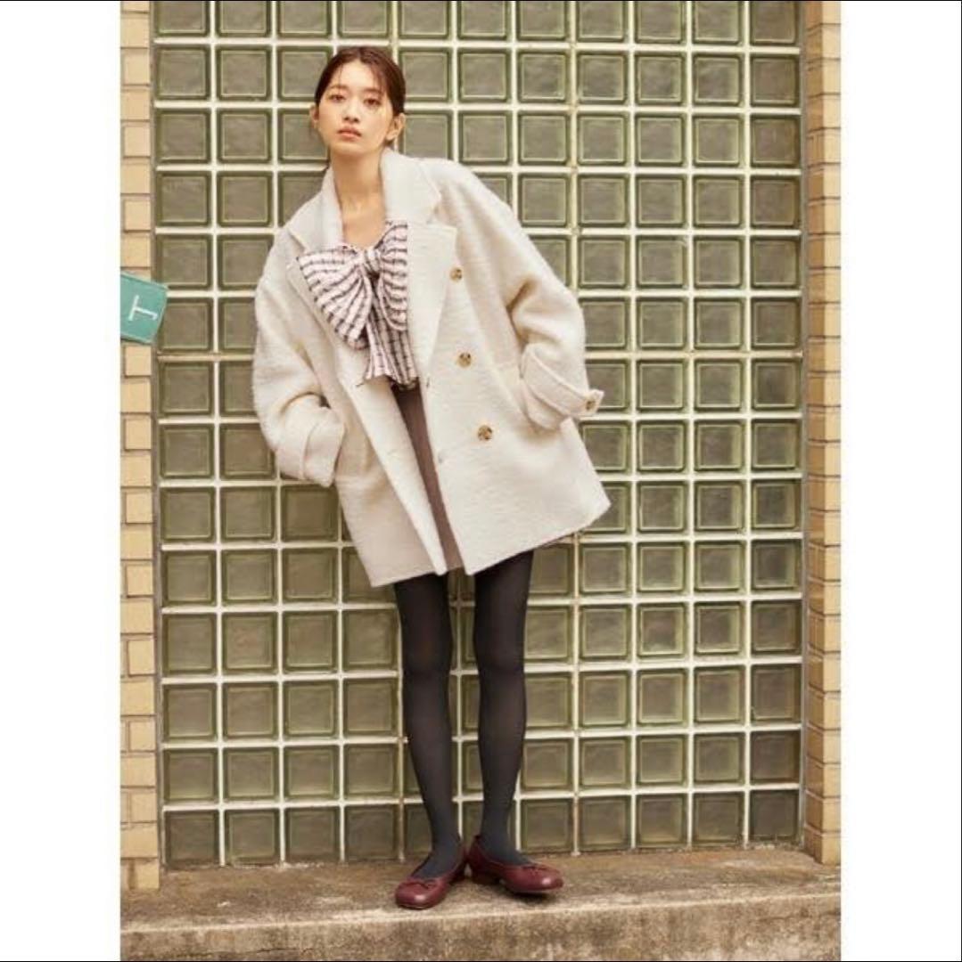 SNIDEL コクーンボアコート