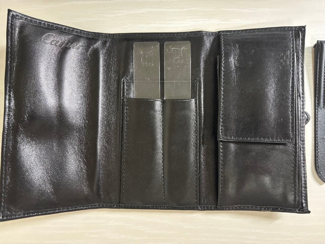 カルティエ　ベルトのみ　Cartier レザーベルト　Dバックル シルバー色