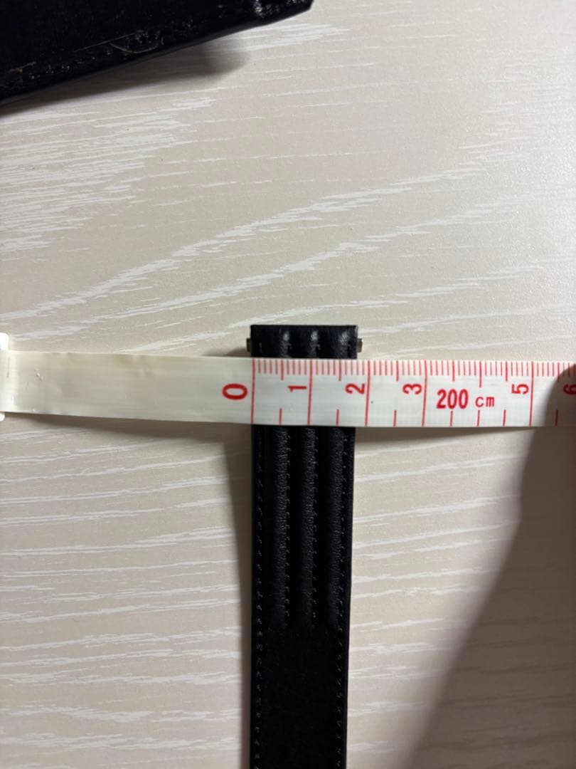 カルティエ　ベルトのみ　Cartier レザーベルト　Dバックル シルバー色