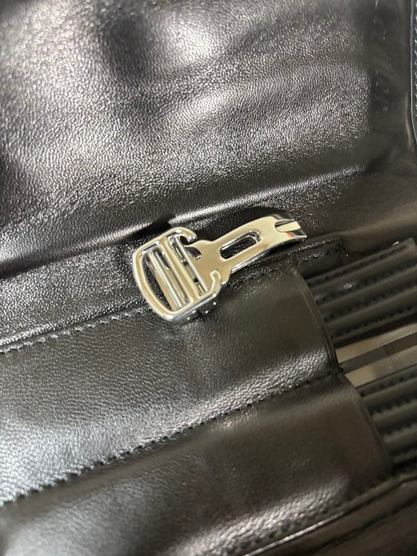 カルティエ　ベルトのみ　Cartier レザーベルト　Dバックル シルバー色