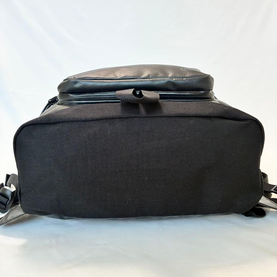 【美品】ポーターソニック リュックサック 吉田カバン レザー 肩掛け A4可 黒