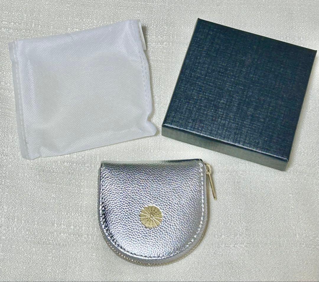 皇居　ケース　シルバー　小銭入れ　財布　新品未使用