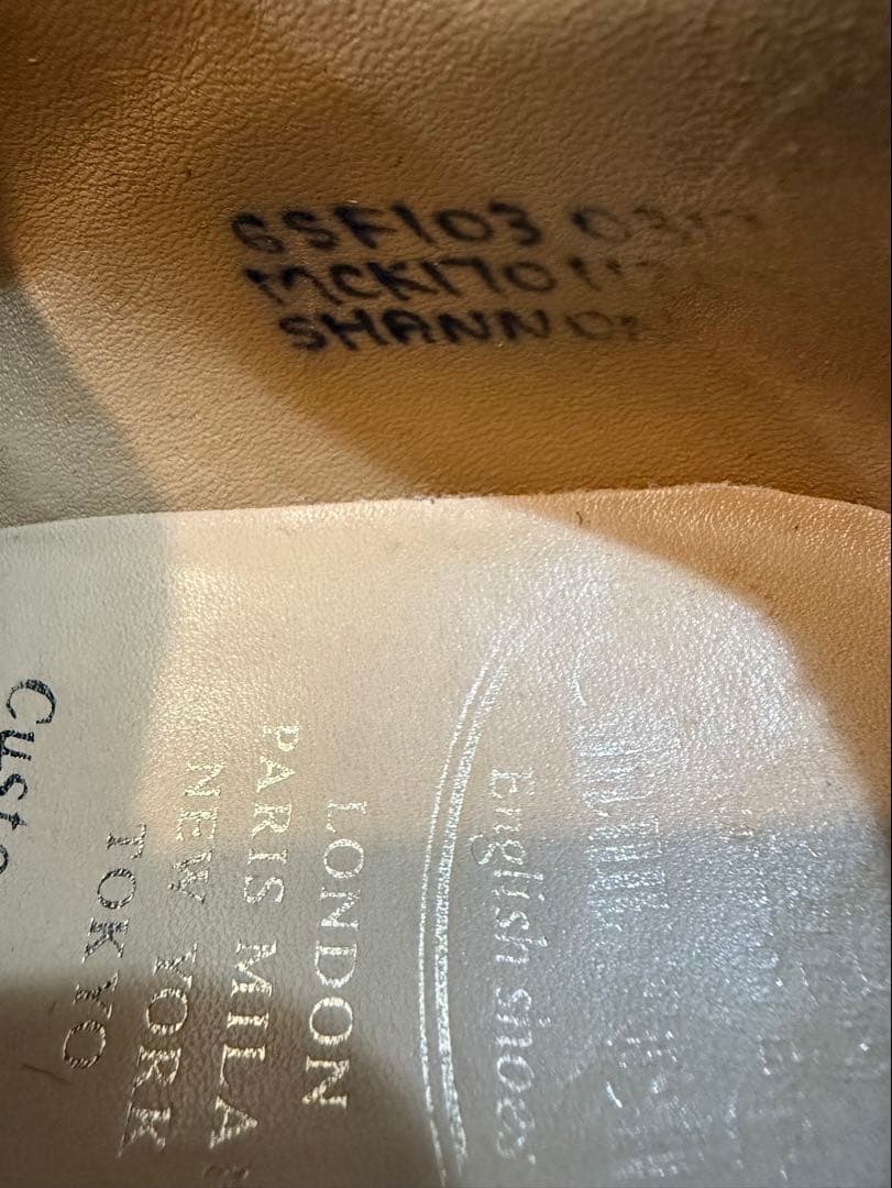 Church's チャーチ　Shannon UK65F black 103ラスト