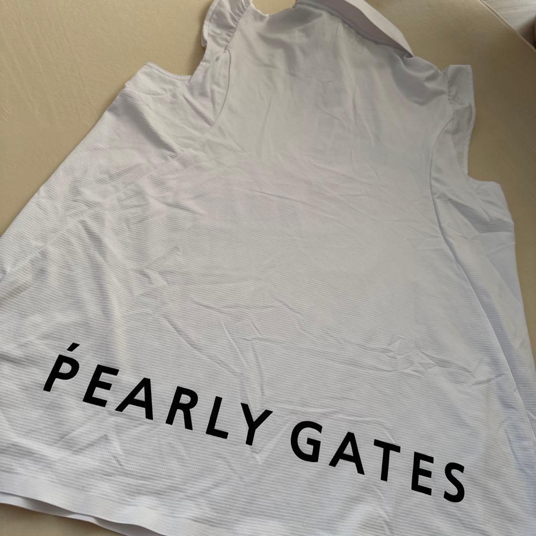 PEARLY GATES ゴルフシャツ ホワイト