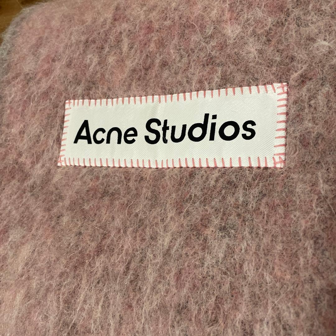 Acne Studios マフラー　ストール　ピンク
