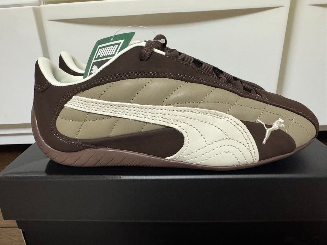 PUMA プーマ SPEEDCAT PLUS QUILTED ブラウン