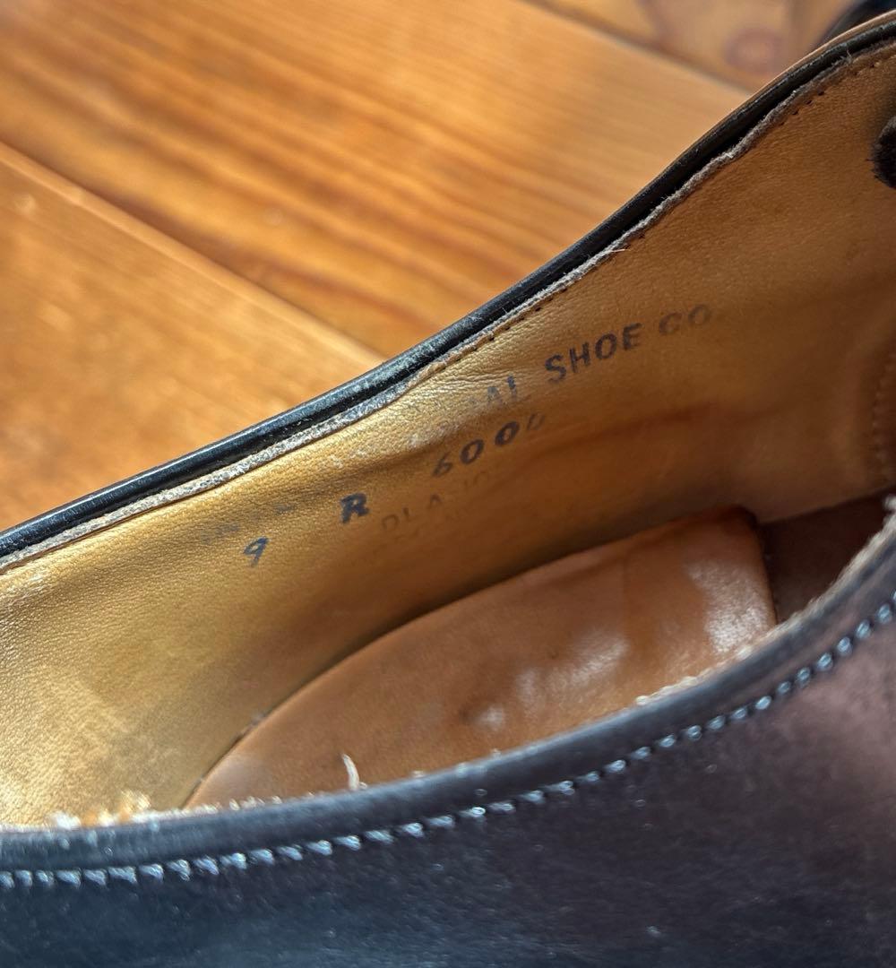 US NAVY サービスシューズ　80s 美品　軍物　支給品　ヴィンテージ