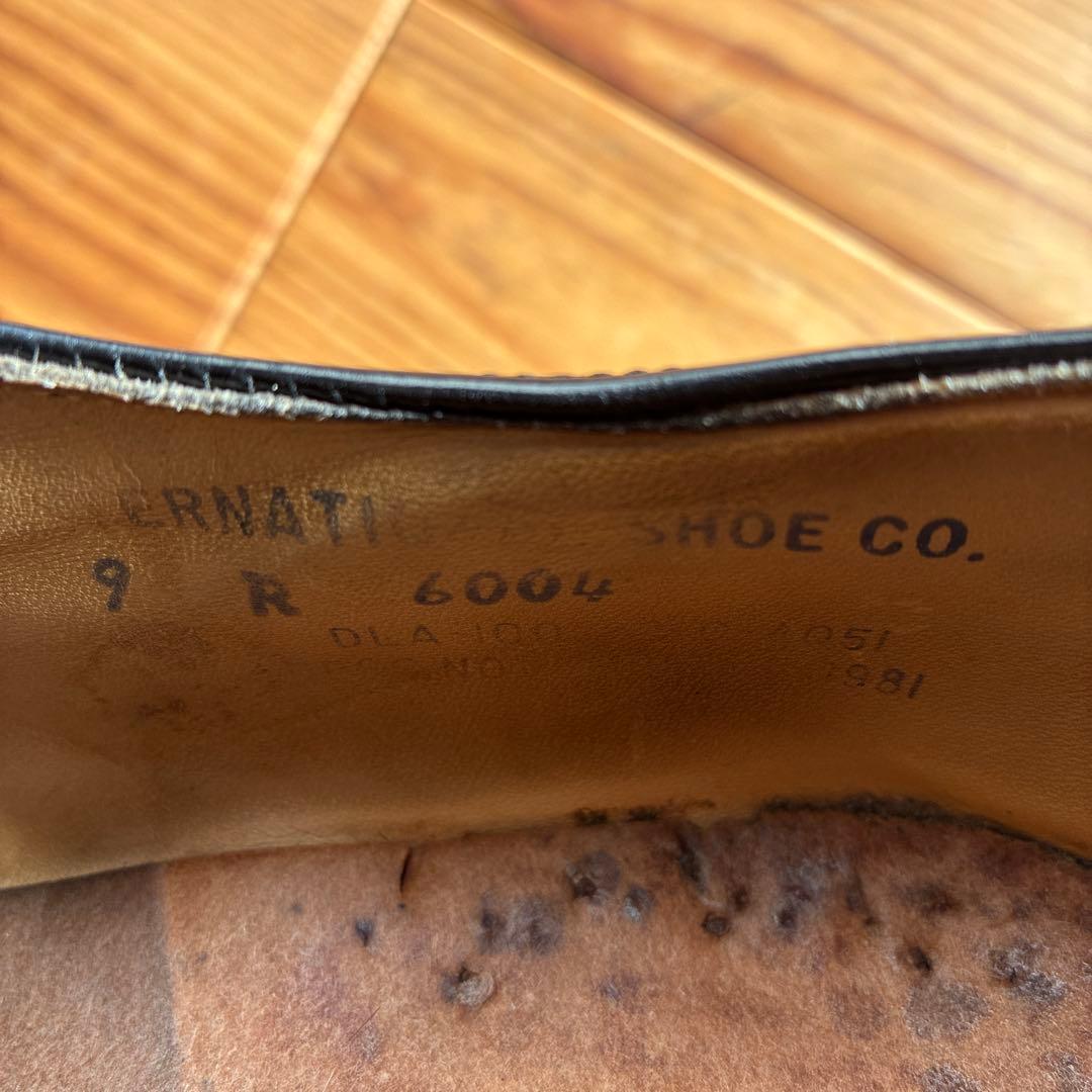 US NAVY サービスシューズ　80s 美品　軍物　支給品　ヴィンテージ