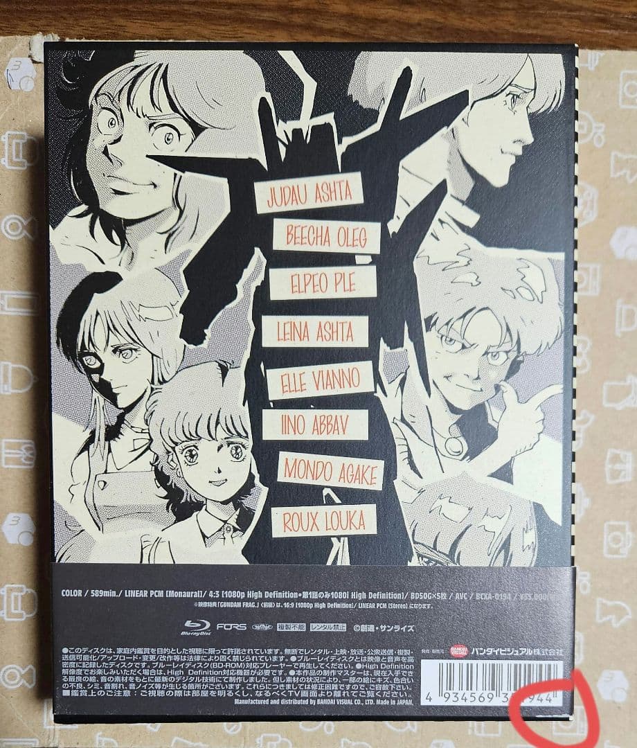 機動戦士ガンダムZZ メモリアルボックス 　Blu-ray　BOX　ZZガンダム