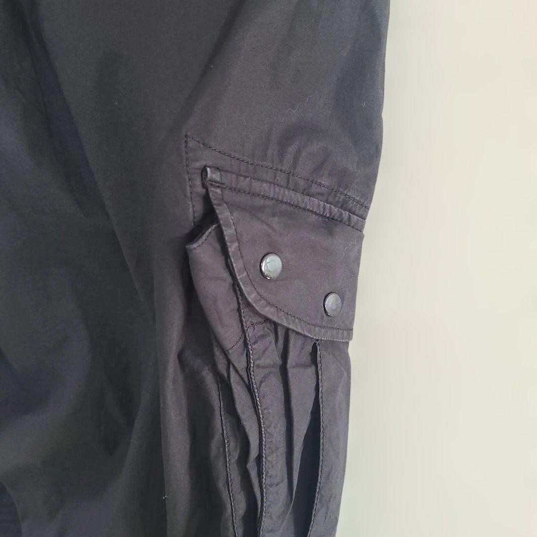 stone 黒 ストーンアイランド w34 カーゴパンツ ブラック