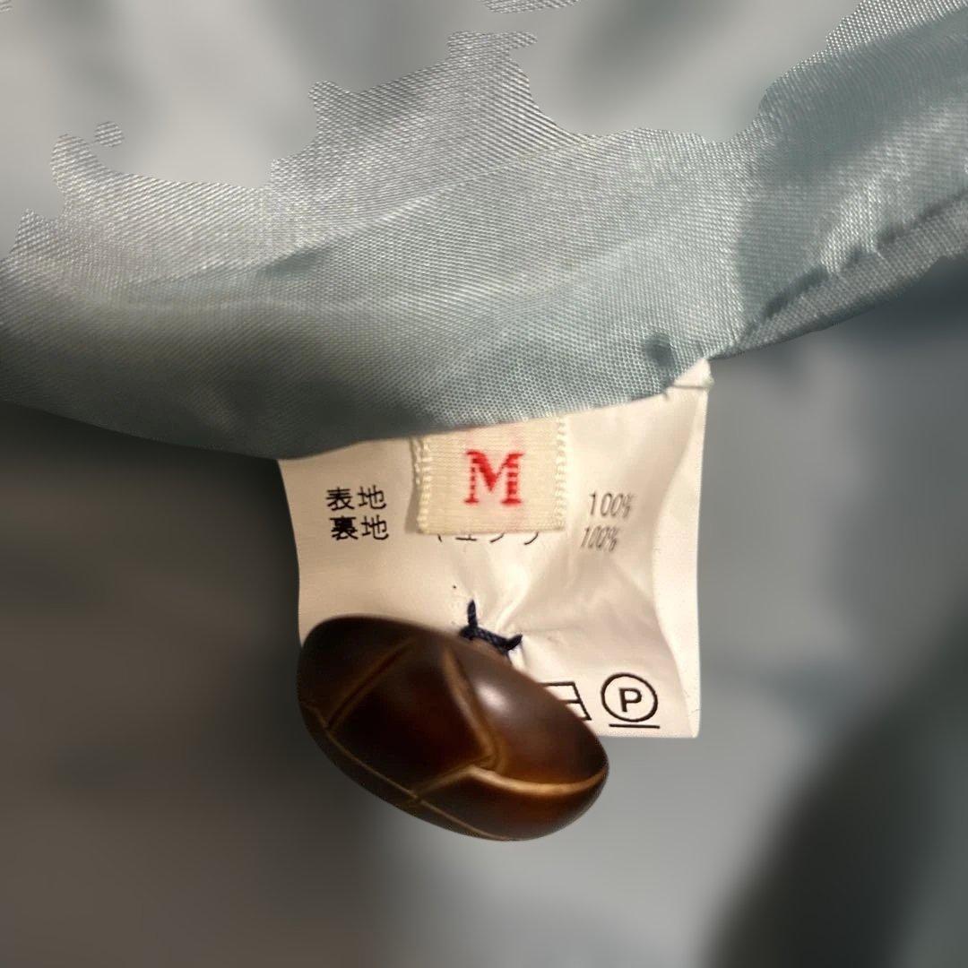 【最終価格】新品未使用　みなとのてんらんかい　ネイビー ボタン付き ロングコート